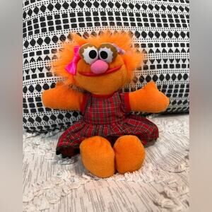 Vintage 1997 Sesame Street Beans‎ Zoe Plush TYCO